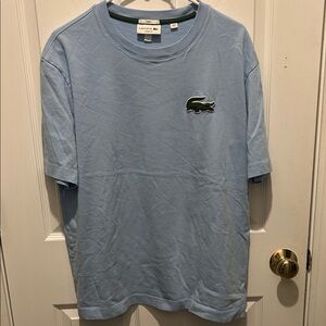 Lacoste Men's Sky Blue Short Sleeve Tee